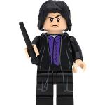 LEGO Harry Potter, Minifigure Professor Severus Snape (camicia viola scuro) con bacchette magiche