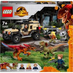 LEGO® Jurassic World™ 76951 Trasporto del Piroraptor e del Dilofosauro