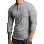 Magliette & T-shirt casual L taglie comode di cotone traspiranti mezza manica in serafino per Uomo 