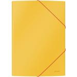 Cartelline gialle in cartone con elastico Esselte Leitz 