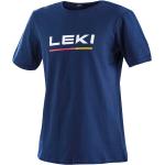Magliette & T-shirt scontate blu XL di cotone mezza manica con manica corta per Donna Leki 