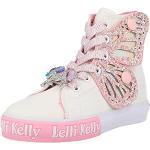 Sneakers larghezza E casual bianche numero 31 con cerniera con cerniera per bambini Lelli Kelly 