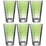 Bicchieri 200 ml verdi di vetro da acqua Leonardo 