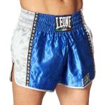 Pantaloncini blu XS di raso da boxe per Uomo Leone 