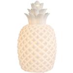 Abat-jours bianche in ceramica a tema ananas 
