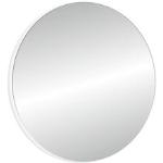 Specchi rotondi bianchi con cornice 