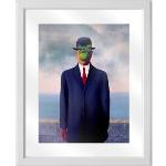 Poster di vetro Rene Magritte 