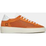 Sneakers basse larghezza E arancioni numero 40 in tessuto per Uomo D.A.T.E. 