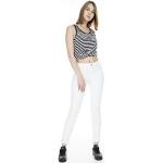 Jeans vita 32 eleganti bianchi di cotone Bio a vita alta per Donna Levi's High rise 