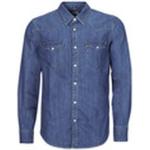 Camicie blu XL manica lunga con manica lunga per Uomo Levi's Barstow western 