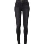 Jeans skinny neri tinta unita sostenibili per Donna Levi's 710 