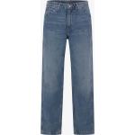 Jeans scontati classici blu taglie comode in denim tapered 5 tasche per Uomo Levi's 