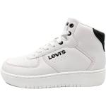 Sneakers alte larghezza E casual bianche numero 38 con stringhe per bambini Levi's Kidswear 