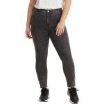 Jeans scontati grigi 6 XL di cotone impermeabili traspiranti a vita alta per Donna 