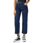 Levi's Ribcage Straight Ankle, Jeans Donna, Dark Mineral, 30W / 27L