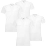 Levi's Uomo Collo A V T-Shirt Elasticizzato Cotone 905056001 4er Pacco - 300 - Bianco, M