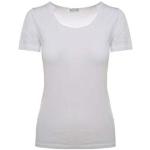 Magliette & T-shirt bianche L di raso mezza manica con manica corta per Donna Liabel 