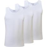 Magliette & T-shirt bianche XXL taglie comode di cotone oeko-tex sostenibili lavabili in lavatrice con scollo rotondo per Uomo Liabel 