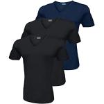 Magliette & T-shirt scontate multicolore XXL taglie comode di cotone oeko-tex sostenibili con scollo a V lavabili in lavatrice con scollo rotondo per Uomo Liabel 