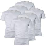 Magliette & T-shirt bianche XXL taglie comode di cotone oeko-tex sostenibili con scollo a V lavabili in lavatrice con scollo rotondo per Uomo Liabel 