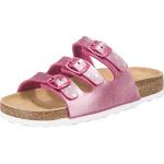 Pantofole imbottite larghezza E scontate rosa numero 28 di pelle per bambini Lico 