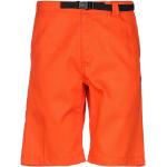 Shorts arancioni XS di cotone tinta unita a vita alta per Uomo Lifesux 