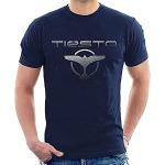 Lightn Tiesto Logo Uomo T Shirt Progressive Electro Big Room Trance Dj, Nero , M