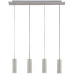 Lampadari moderni bianchi in metallo da cucina compatibile con GU10 