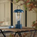 Lampade da tavolo design blu compatibile con E27 