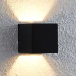 Lindby Quaso applique LED, cemento nero