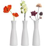 Vasi bianchi di plastica per fiori 