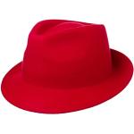 Cappelli invernali 54 eleganti rossi di lana tinta unita per l'autunno per Donna 