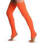 LissKiss Neon Orange Stirrup Dance/Ballet Leg Warm