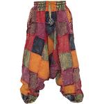 Little Kathmandu, pantaloni da uomo in cotone con gambe larghe stile Aladino, Genio della lampada, Ninja Thick Patch Harem L/XL