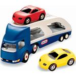 Little Tikes Grande Bisarca per Automobili - Grande Trasportatore con 2 Auto Sportive Incluse - Per Ore e Ore di Divertimento - Uso Interno ed Esterno