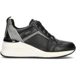 Sneakers larghezza E scontate nere numero 39 di tessuto sintetico con stringhe con tacco da 7cm a 9 cm per Donna Liu Jo 