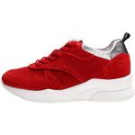 Sneakers larghezza E casual rosse numero 36 di gomma con stringhe per Donna Liu Jo Jeans 