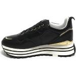 Sneakers larghezza E casual nere numero 37 con zeppa per Donna Liu Jo Jeans 