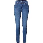 Jeans blu scuro di cotone a vita alta per Donna Liu Jo Jeans 