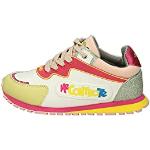 Sneakers basse larghezza E casual multicolore numero 26 di gomma con glitter con stringhe per bambini Liu Jo Jeans 