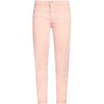 Pantaloni 28 vita 27 rosa chiaro di cotone tinta unita a 5 tasche per Donna Liu Jo Jeans 