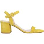 Sandali gialli numero 36 di pelle tinta unita con fibbie con cinturino per Donna Liu Jo 