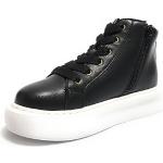 Sneakers alte larghezza E casual nere numero 33 in similpelle per Donna Liu Jo Jeans 