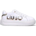Sneakers larghezza E scontate bianche numero 36 di tessuto sintetico con tacco da 3 cm a 5 cm platform per Donna Liu Jo 