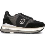 Sneakers larghezza E scontate nere numero 36 con stringhe con tacco da 3 cm a 5 cm platform per Donna Liu Jo 