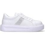 Sneakers larghezza E scontate bianche numero 35 di tessuto sintetico con tacco da 3 cm a 5 cm per bambini Liu Jo 