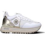 Sneakers scontate bianche numero 41 con tacco da 5 cm a 7 cm per Donna Liu Jo 