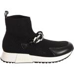 Sneakers invernali larghezza E casual nere numero 39 in tessuto traspiranti per Donna Liu Jo Jeans 
