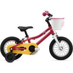 Bici magenta 12 pollici in alluminio con rotelle per bambino Liv Cycling 