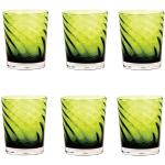 Bicchieri verdi di vetro da acqua 